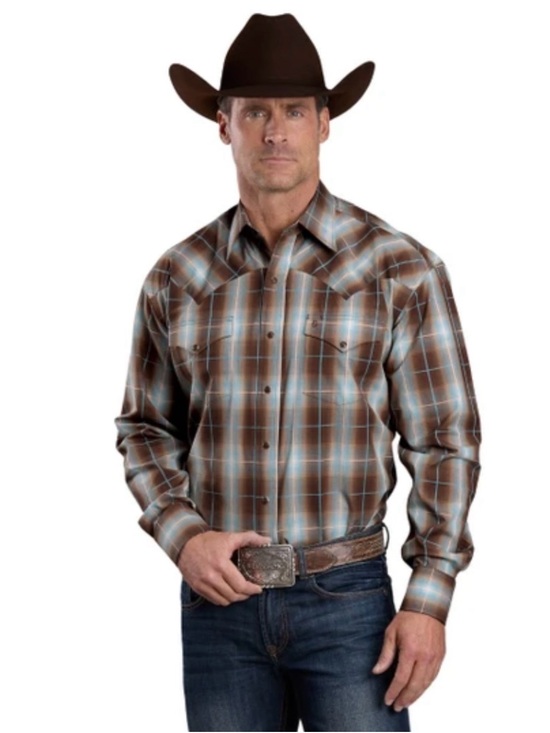 Stetson Other - Stetson Long Sleeve Plaid Button Shirt Men’s Large